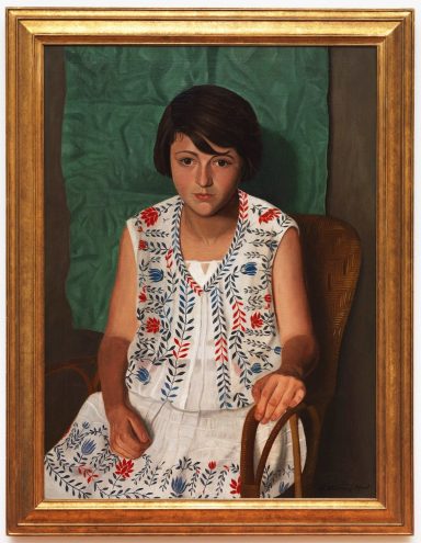 Willi Müller-Hufschmid "Bildnis der Nichte" 1926